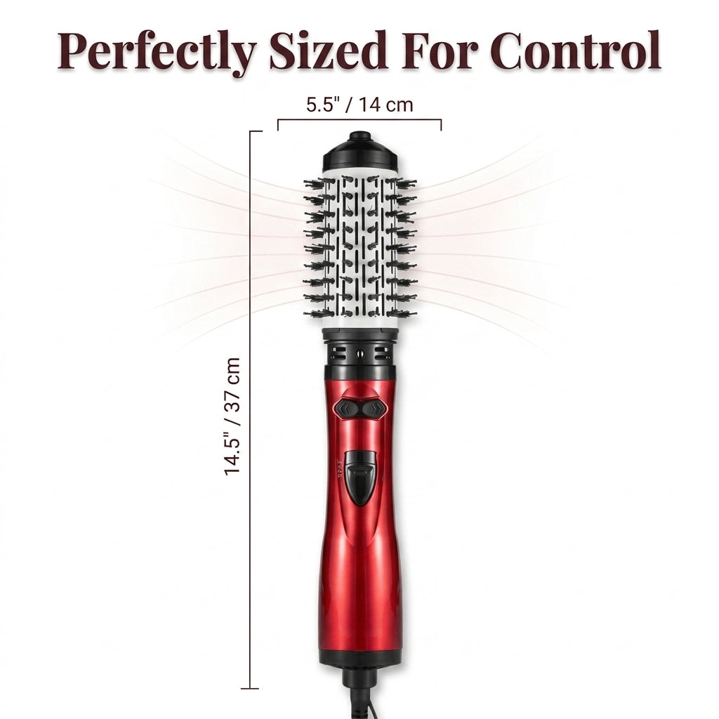 3-in-1 Volumizing Blowout Brush – Hot Air Dryer, Smoother & Root Lift Styler