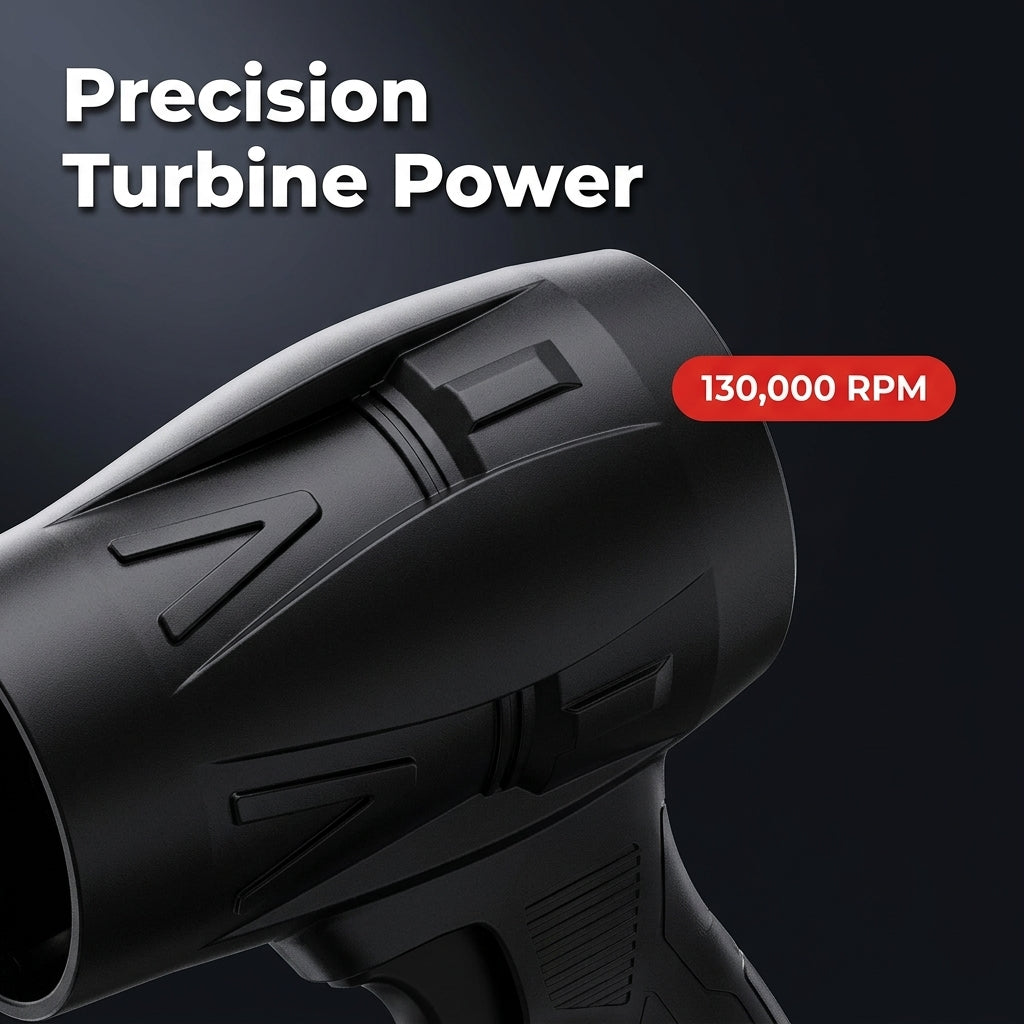 Cordless Turbo Jet Blower – Portable Air Duster for Car, Home & Electronics