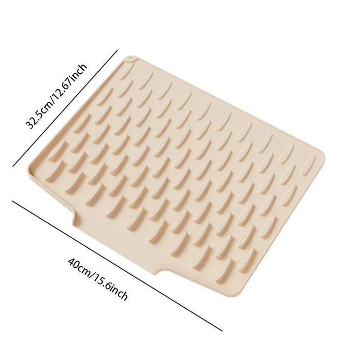 Silicone Dish Drying & Heat-Resistant Mat – Counter Protector