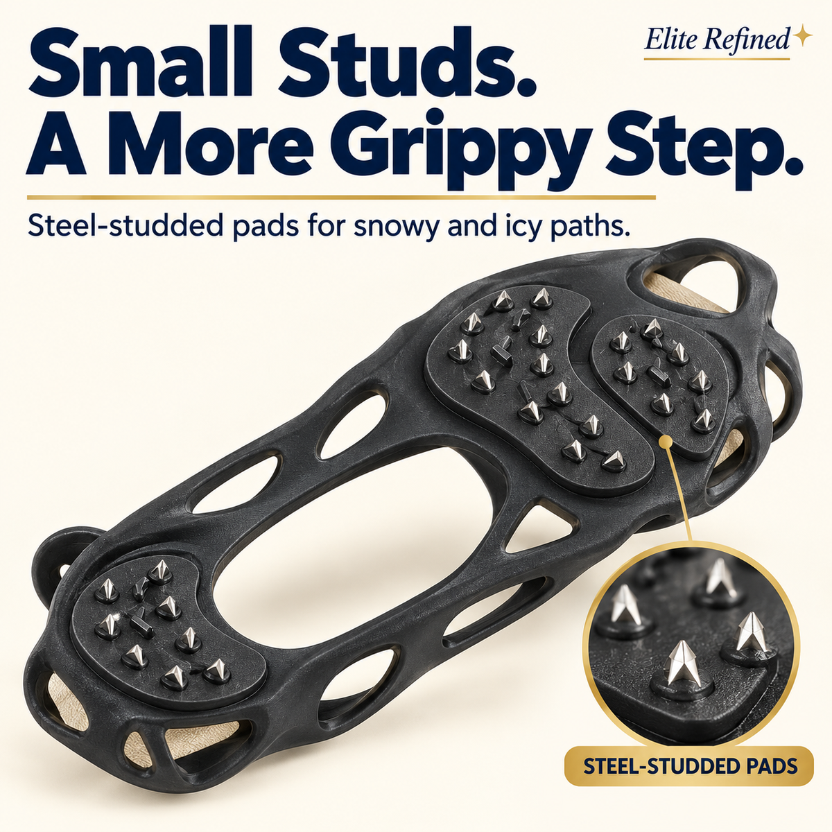 30-Tooth Snow & Ice Traction Shoe Cleats