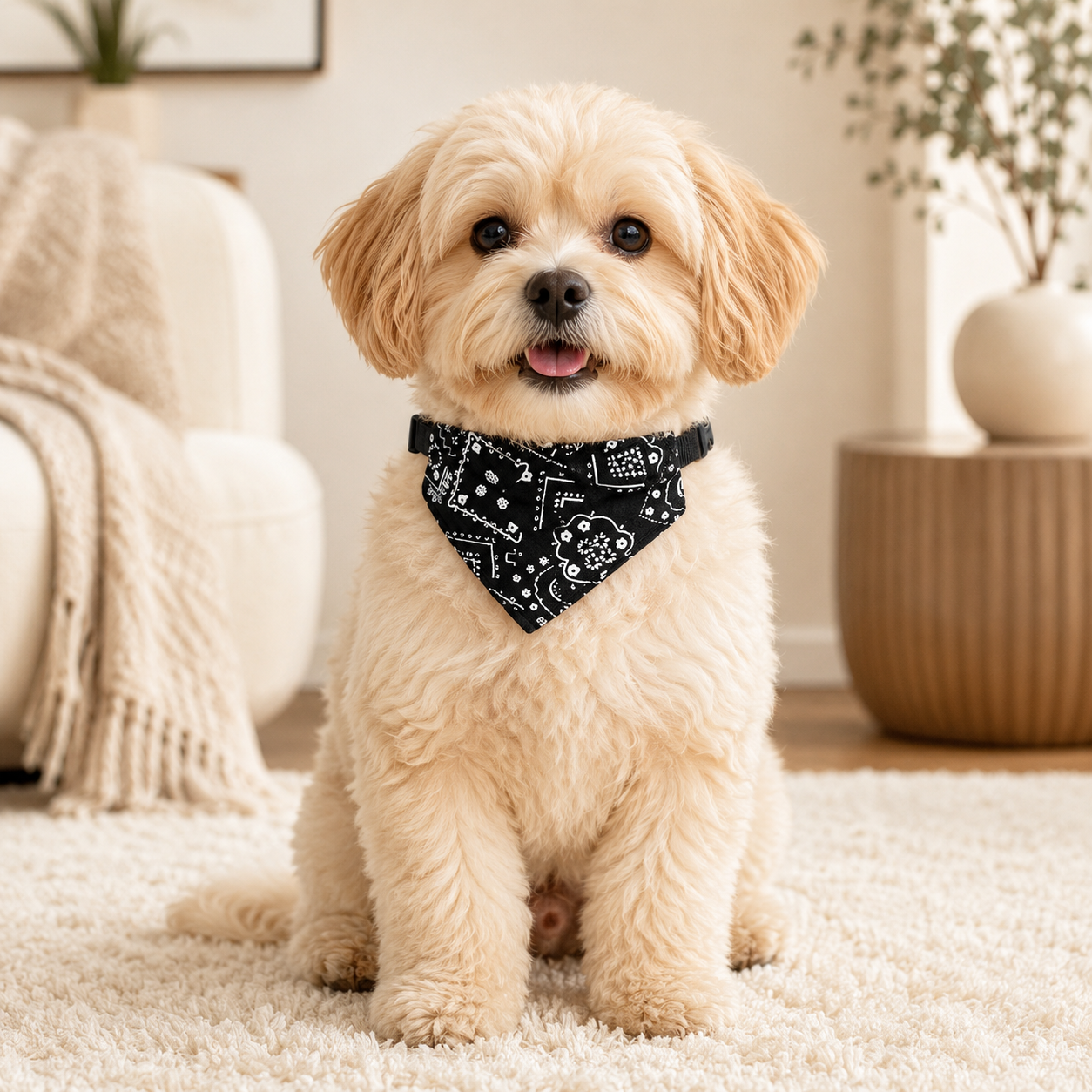 Elite Paws™ Adjustable Pet Bandana Collar