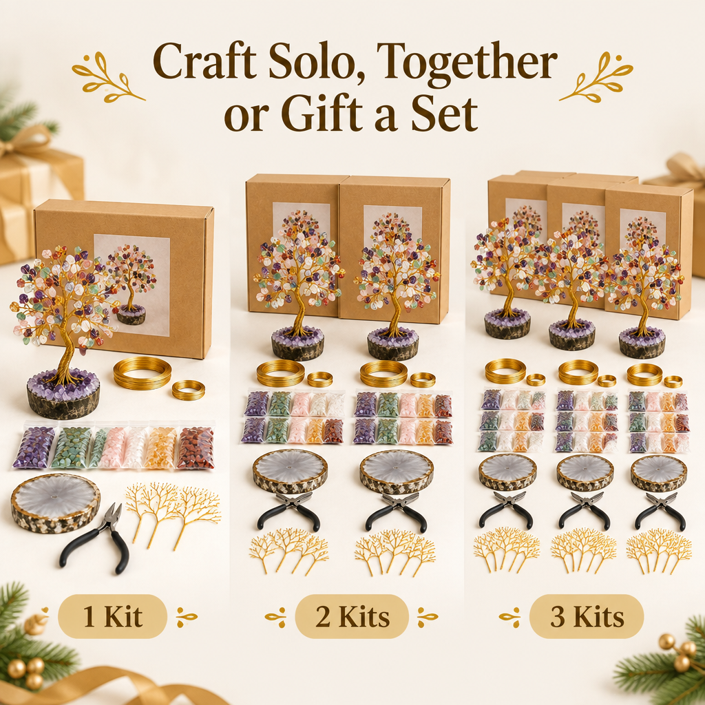 DIY Gemstone Tree Craft Kit - variant guide