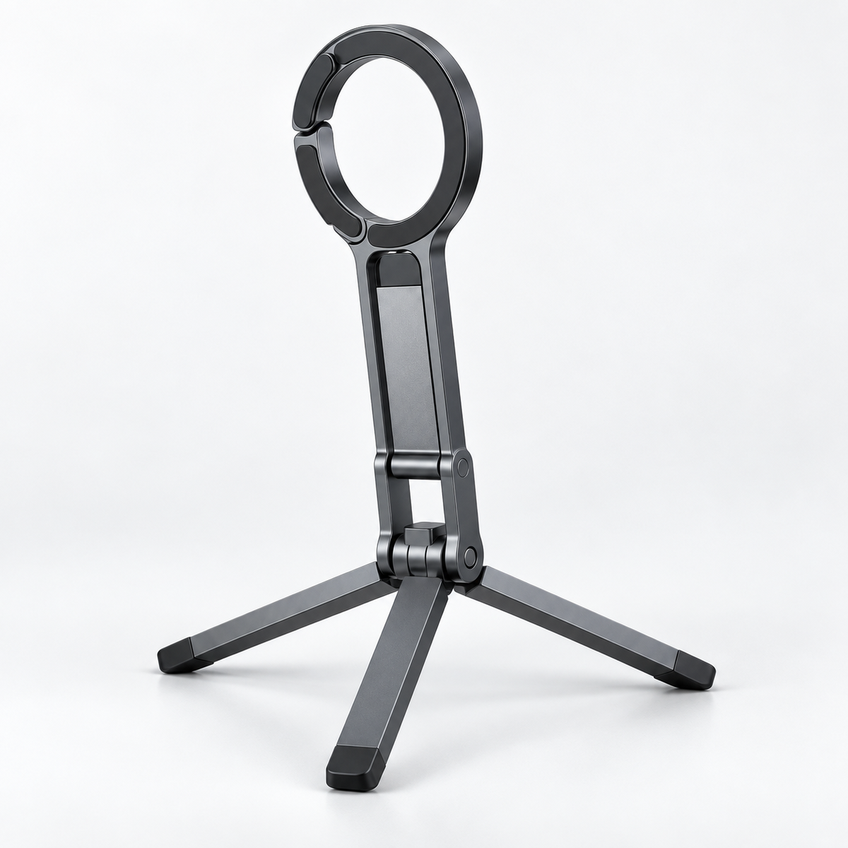 Magnetic MagSafe Phone Tripod & Grip – Foldable Hands-Free Stand for Filming & Calls