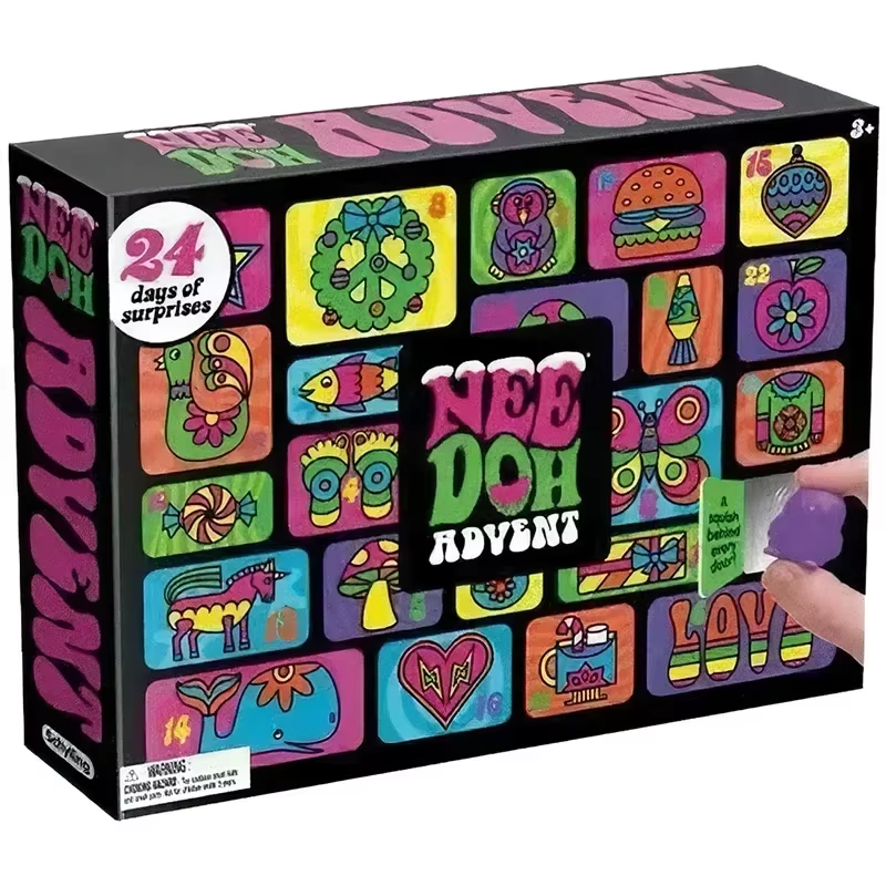 NeeDoh Advent 24 days of surprises squishy advent calendar