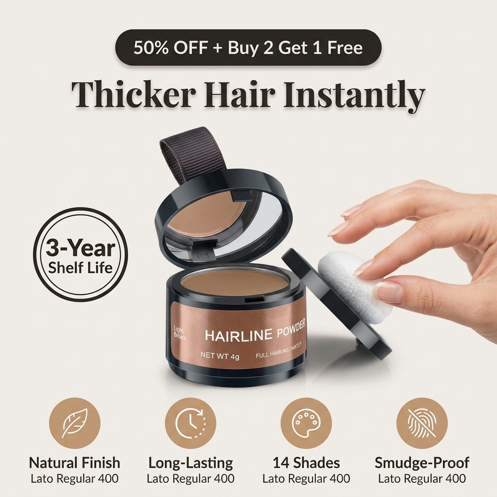 Root Touch-Up Powder – Gray Root & Hairline Concealer
