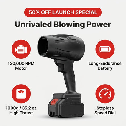 Cordless Turbo Jet Blower – Portable Air Duster for Car, Home & Electronics