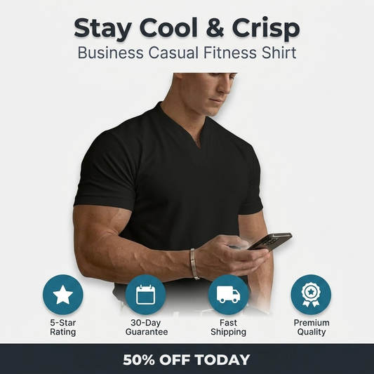 Men's Short-Sleeve Fitness T-Shirt – Clean Everyday Active Tee