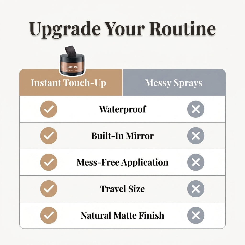 Root Touch-Up Powder – Gray Root & Hairline Concealer