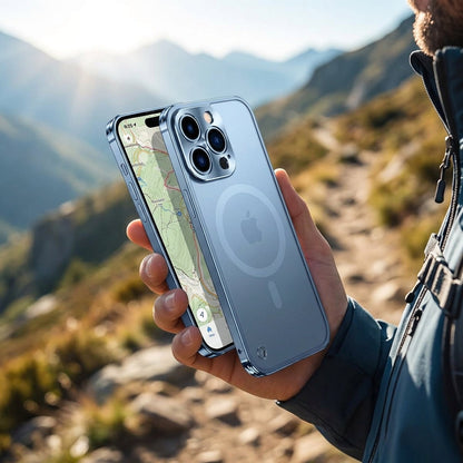 Alloy Protective iPhone Case – Reinforced Camera & Corner Protection, Magnetic Option