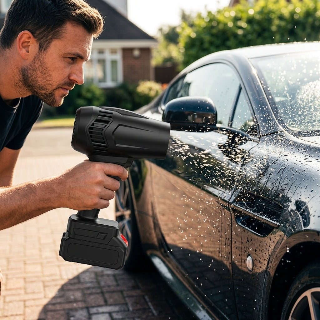 Cordless Turbo Jet Blower – Portable Air Duster for Car, Home & Electronics
