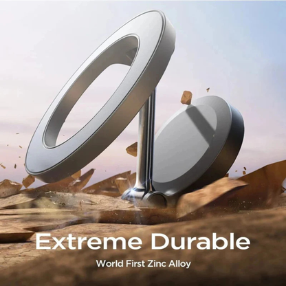 Zinc Alloy Magnetic Phone Holder – 360° Adjustable Car & Desk Mount