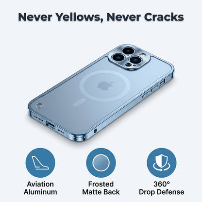 Alloy Protective iPhone Case – Reinforced Camera & Corner Protection, Magnetic Option