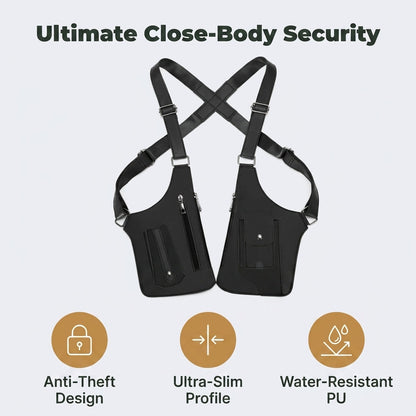 Adjustable Multi-Pocket Underarm Shoulder Bag