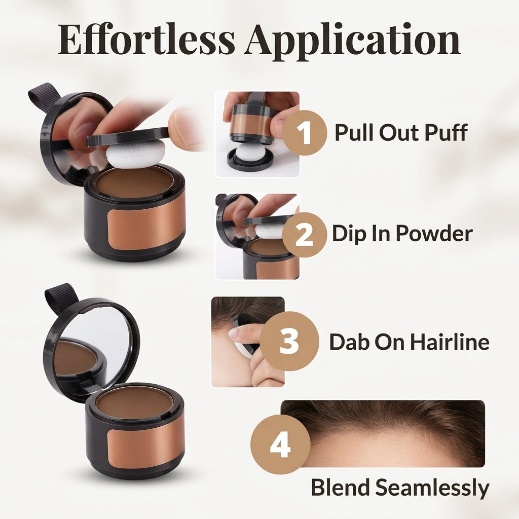 Root Touch-Up Powder – Gray Root & Hairline Concealer