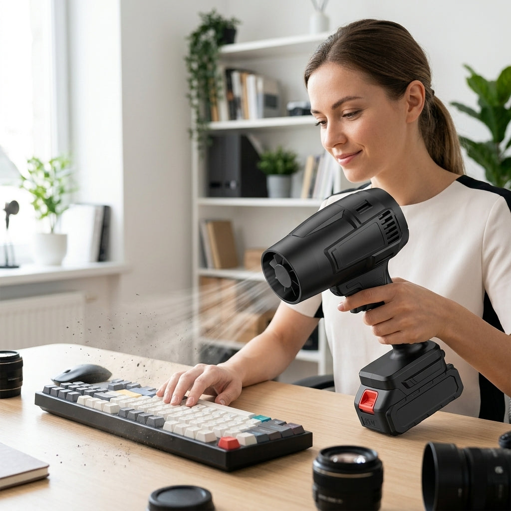Cordless Turbo Jet Blower – Portable Air Duster for Car, Home & Electronics