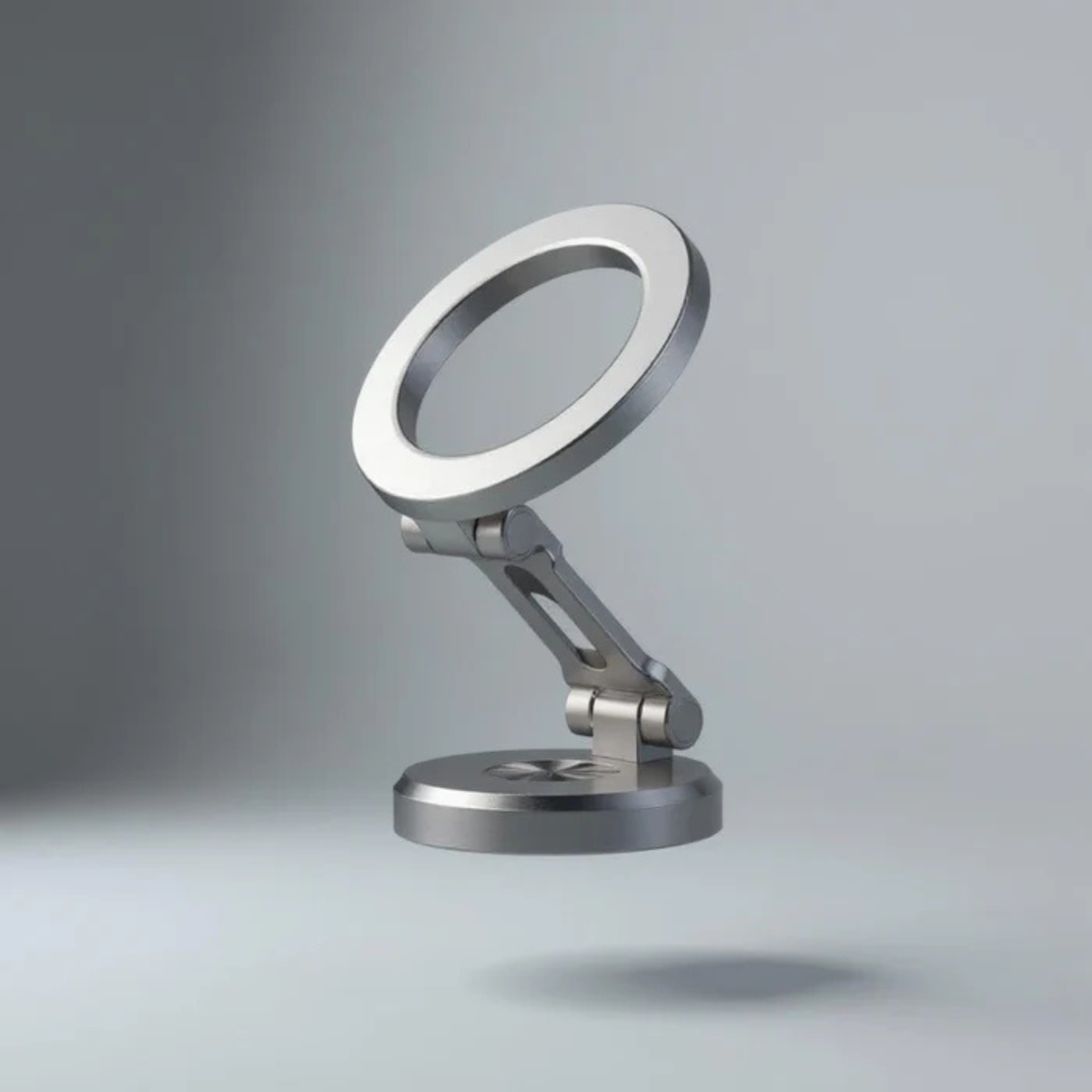 Zinc Alloy Magnetic Phone Holder – 360° Adjustable Car & Desk Mount