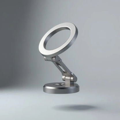 Zinc Alloy Magnetic Phone Holder – 360° Adjustable Car & Desk Mount