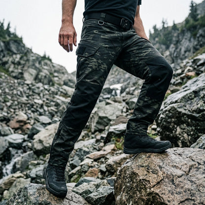 Heavy-Duty Work Pants – 4-Way Stretch Tactical Utility Pants with Belt