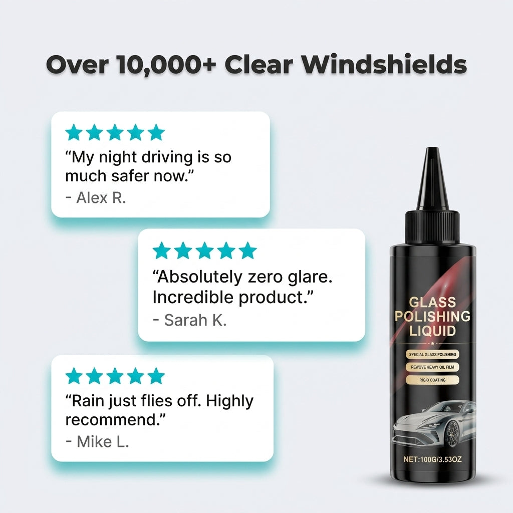 Car Window & Windshield Restorer – Water Spot & Oil Film Polish