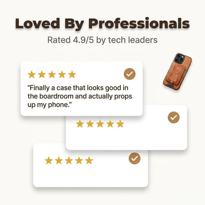 Leather Magnetic Wallet iPhone Case – Detachable Card Holder & Stand