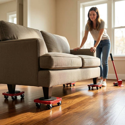 Heavy Furniture Lifter & 360° Mover Roller Kit