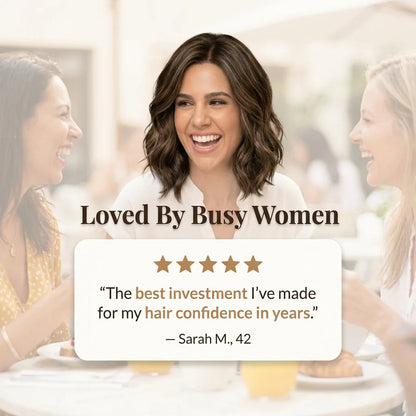 Natural Wavy Bob Wig – Soft Layered Short Synthetic Wig