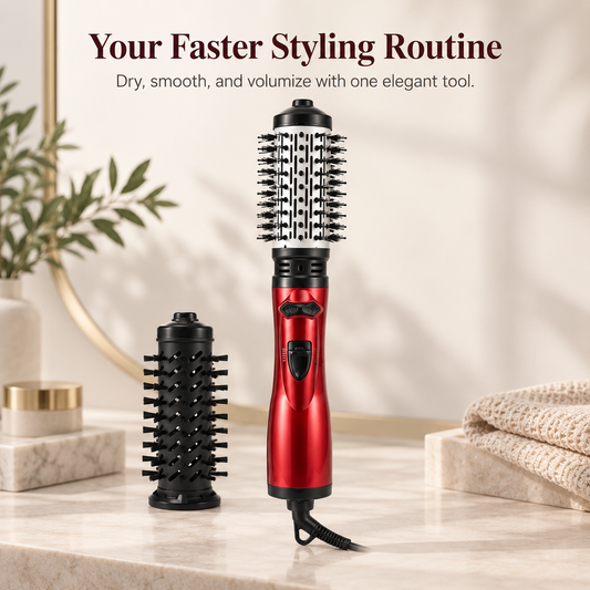 3-in-1 Volumizing Blowout Brush – Hot Air Dryer, Smoother & Root Lift Styler