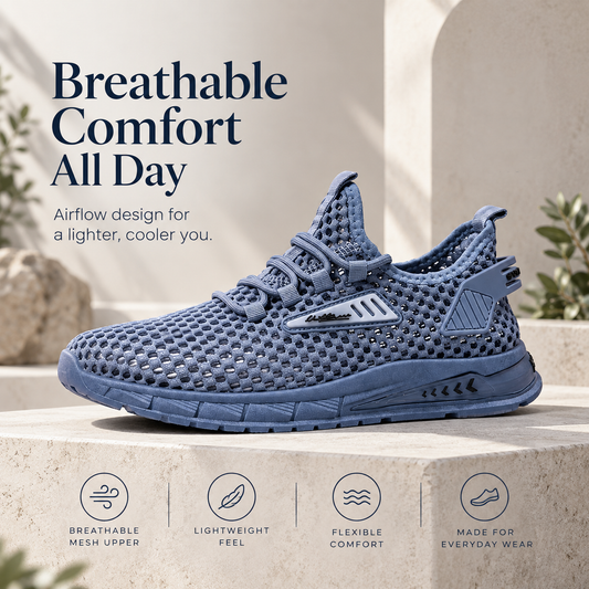 Breathable Mesh Sneakers – Lightweight Everyday Walking Shoes
