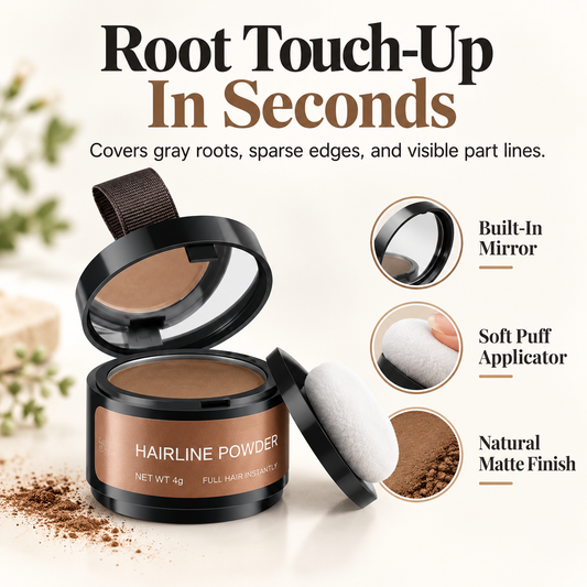 Root Touch-Up Powder – Gray Root & Hairline Concealer