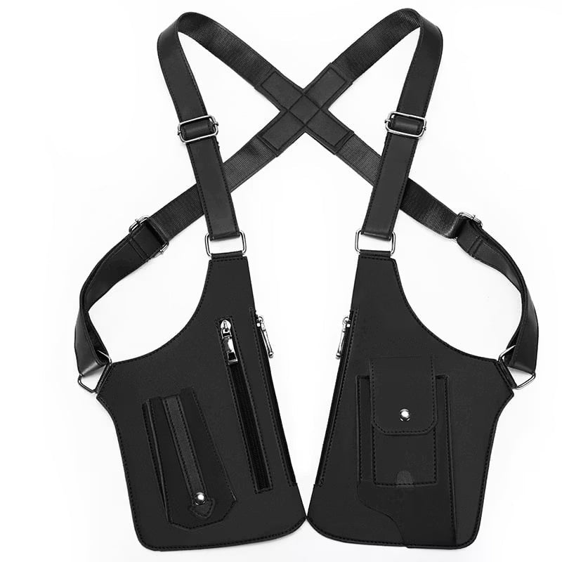 Adjustable Multi-Pocket Underarm Shoulder Bag