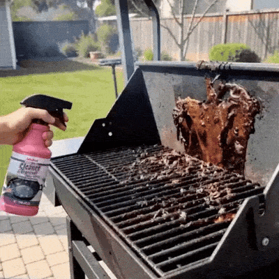 Heavy-Duty Grill Degreaser Spray – Fast Grease & Burnt-On Residue Cleaner
