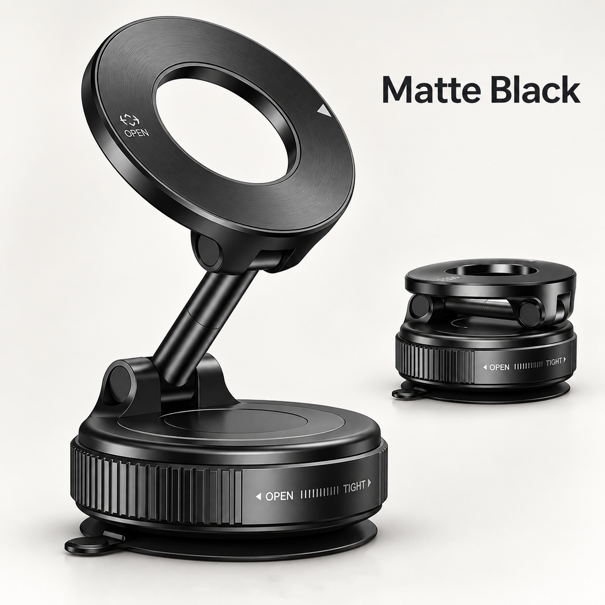 360° Foldable Magnetic Car Phone Mount – Adjustable Suction Holder