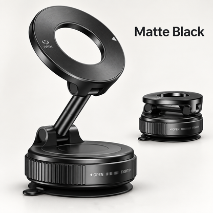 360° Foldable Magnetic Car Phone Mount – Adjustable Suction Holder