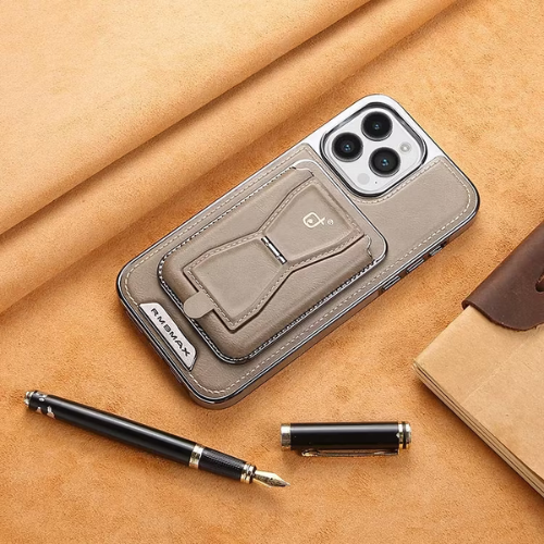 Leather Magnetic Wallet iPhone Case – Detachable Card Holder & Stand