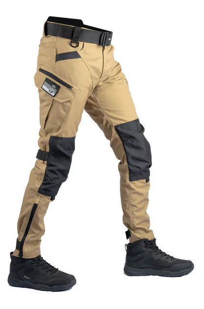 Heavy-Duty Work Pants – 4-Way Stretch Tactical Utility Pants with Belt