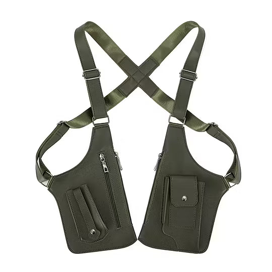 Adjustable Multi-Pocket Underarm Shoulder Bag