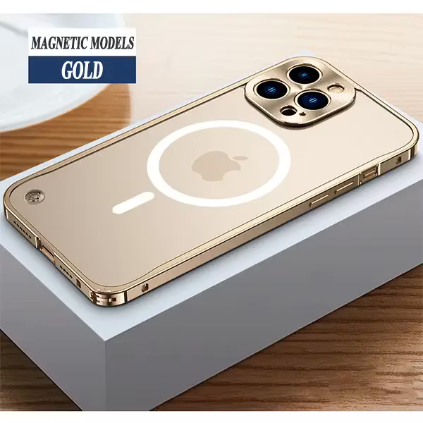 Alloy Protective iPhone Case – Reinforced Camera & Corner Protection, Magnetic Option