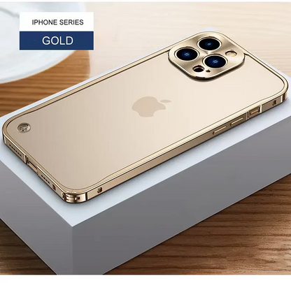 Alloy Protective iPhone Case – Reinforced Camera & Corner Protection, Magnetic Option
