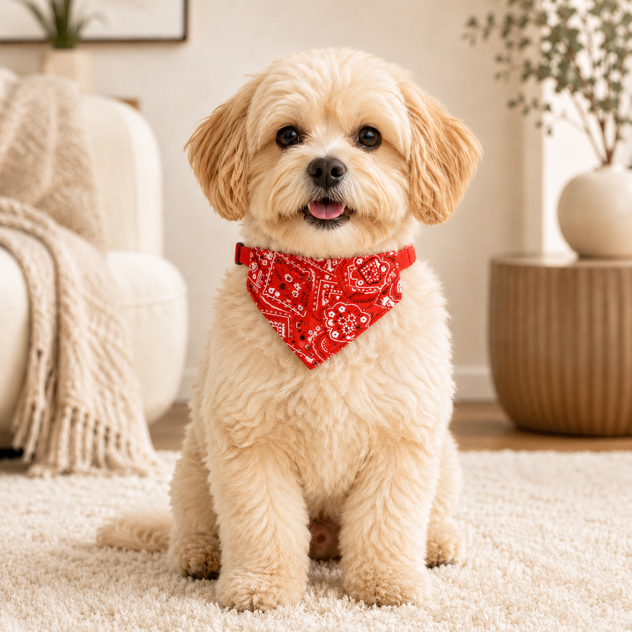 Elite Paws™ Adjustable Pet Bandana Collar
