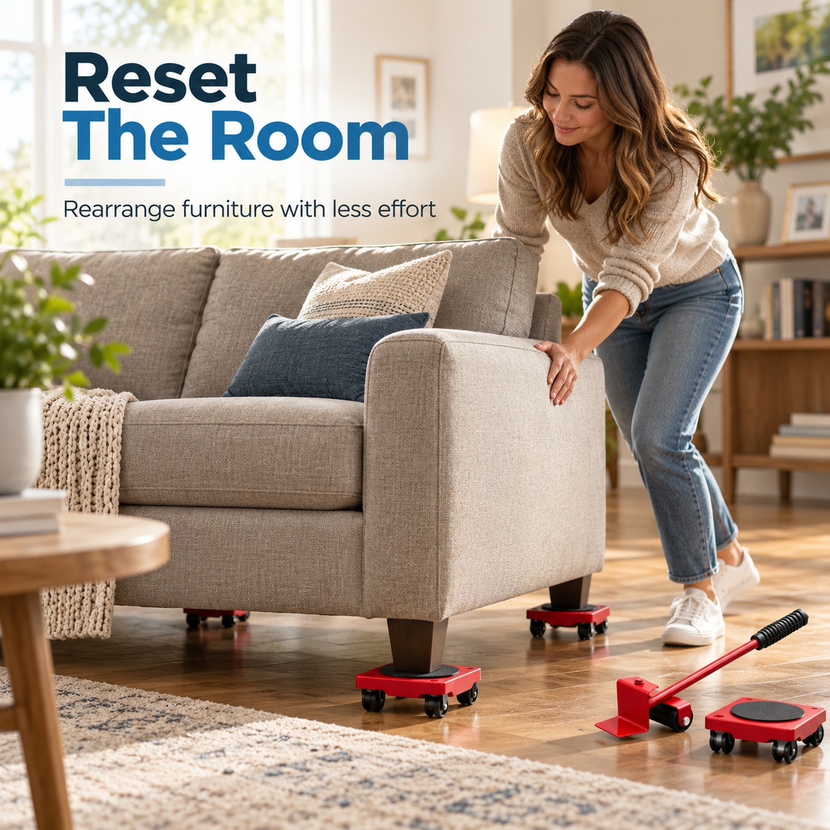 Heavy Furniture Lifter & 360° Mover Roller Kit