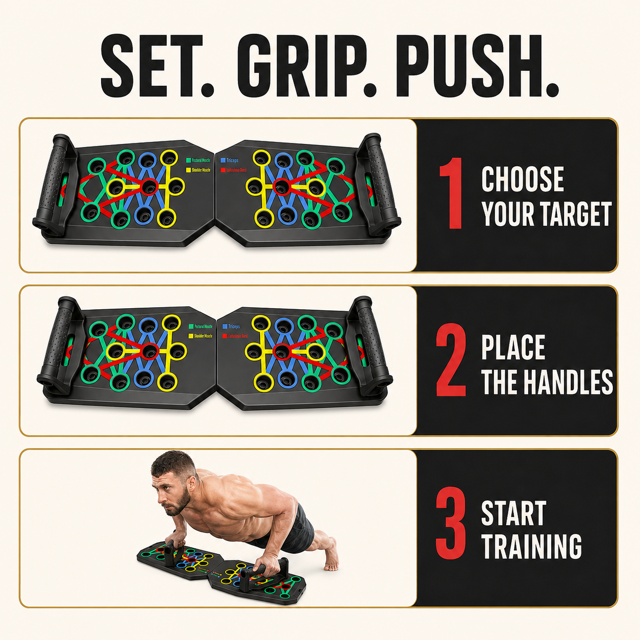 Elite Pro™ Push-Up Board