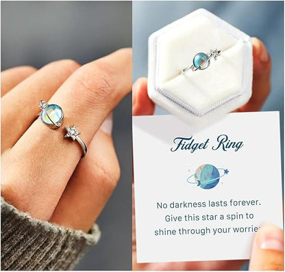 💙 My Dear Daughter Ring — A Message She’ll Carry Forever