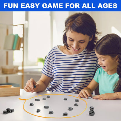 Portable Magnetic Stone Strategy Game