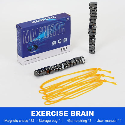 Portable Magnetic Stone Strategy Game