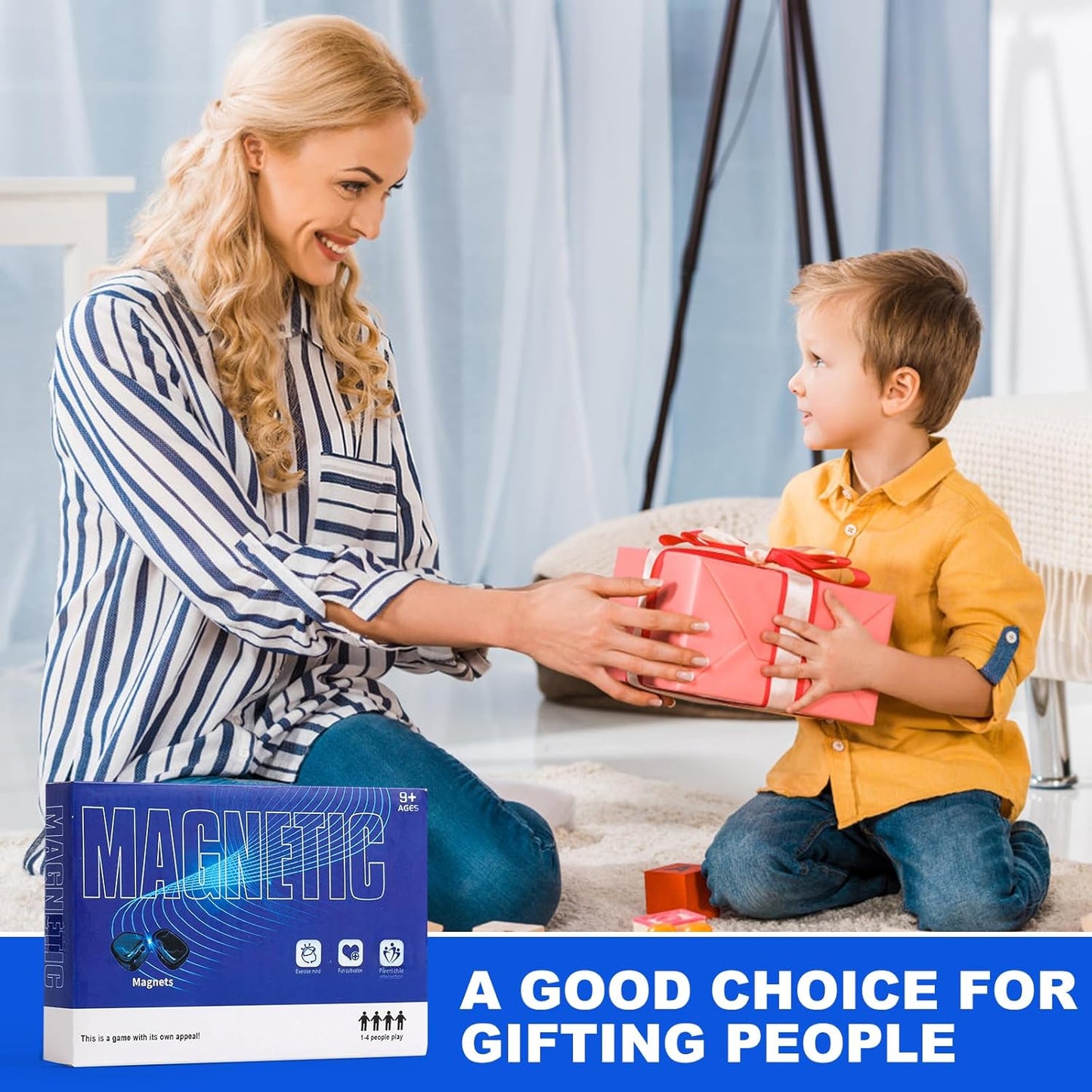 Portable Magnetic Stone Strategy Game