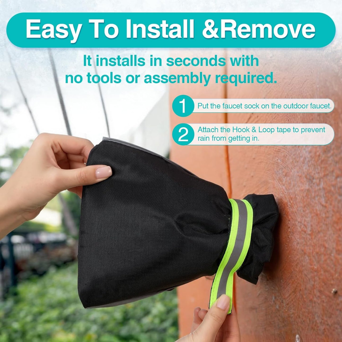 Outdoor Faucet Antifreeze Cover