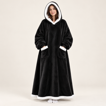 Oversized Fleece Wearable Blanket Hoodie