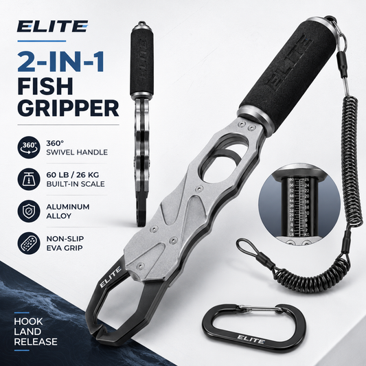 2-in-1 Fish Gripper + Built-In Scale