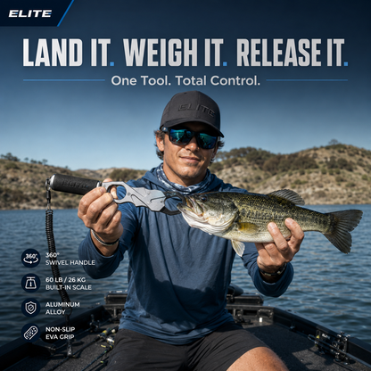 2-in-1 Fish Gripper + Built-In Scale