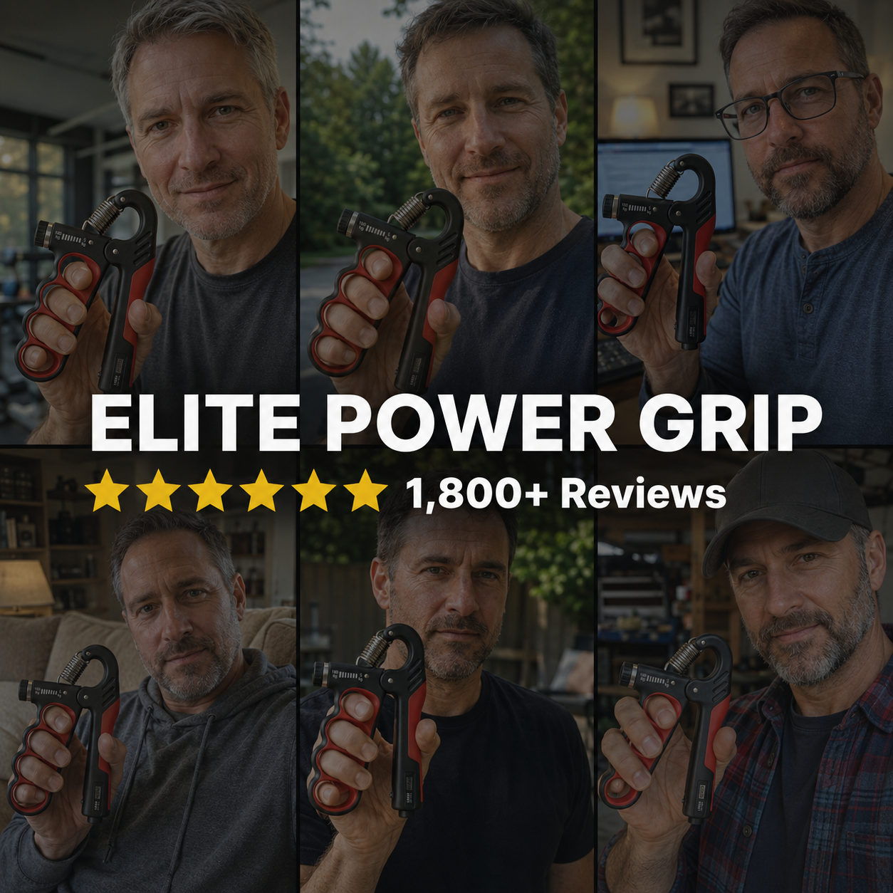 Elite Power Grip – 5-100KG Resistance Trainer